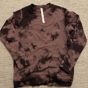 Lululemon Athletica Maroon Tie Dye Sweatshirt